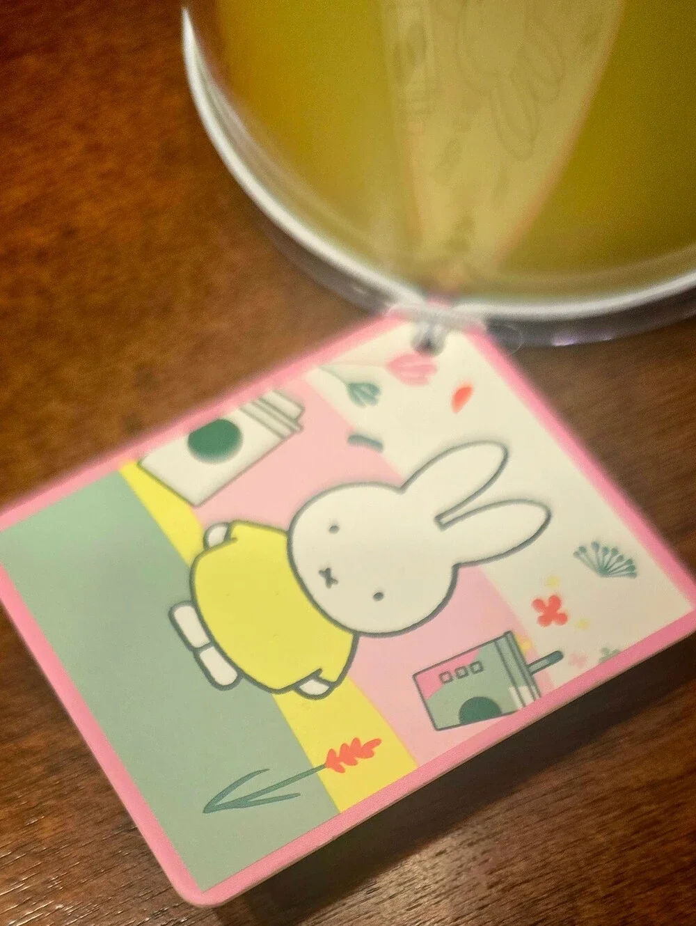 Miffy NWT Starbucks Pastel Pink-Trim Tumbler